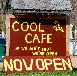 Cool Cafe: If We Ain't Shut We're Open - Cool, Texas