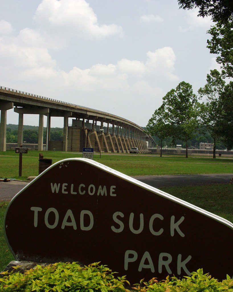 What in the world does Toad Suck mean?