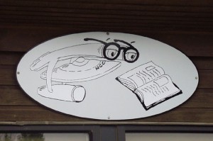 Vulcan Public Library Sign