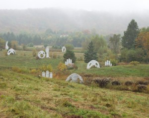 Screaming Heads. Canadian secondary school teacher Peter Camani created these spooky yet fascinating landscape artwork. Since the mid-1970s besides being a teacher, he has built these massive structures and amazing castle.