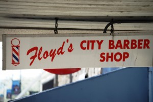 Floyd's Barber Shop - where Andy always got his haircuts