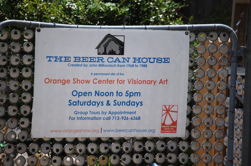 If not a glass house, how about a house made out of beer cans?