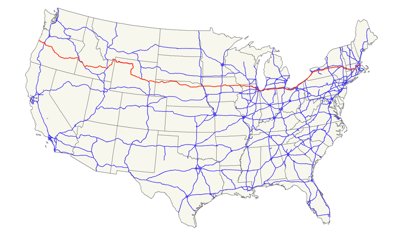 US Route 20 Map - from Wikipedia