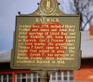Raywick Historic Plaque