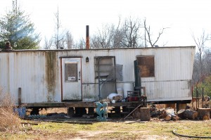 Trailer on Wonderland Rd.