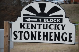Kentucky Stonehenge Sign
