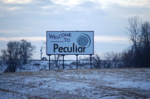 Welcome to Peculiar, MO