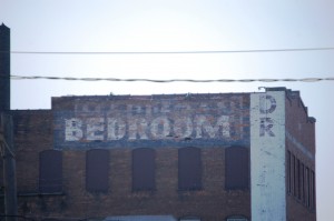 Old Building Advertisement - Davenport, IA