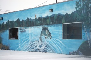 Wall Mural on laundromat in Avon, MN