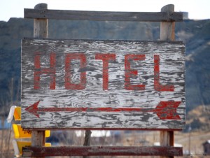 Old Hotel Sign - Winnett, MT