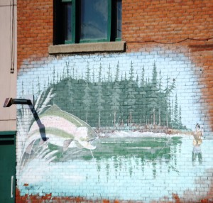 Mural on side of a building