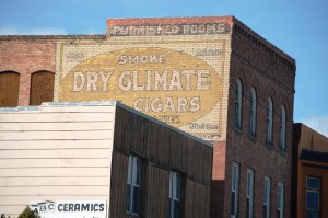 Old Building Advertisement, Butte, MT