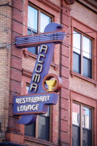 Acoma Restaurant Sign