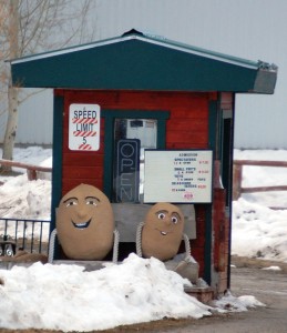 Little Spuds at entry gate