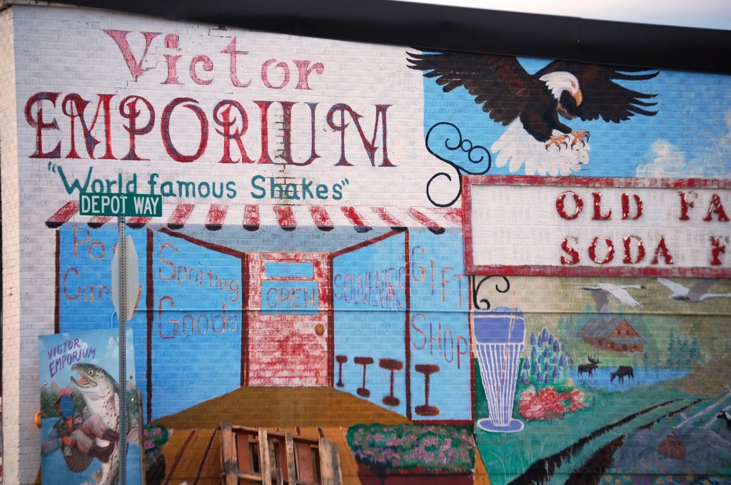 Victor Emporium Mural - Victor, ID