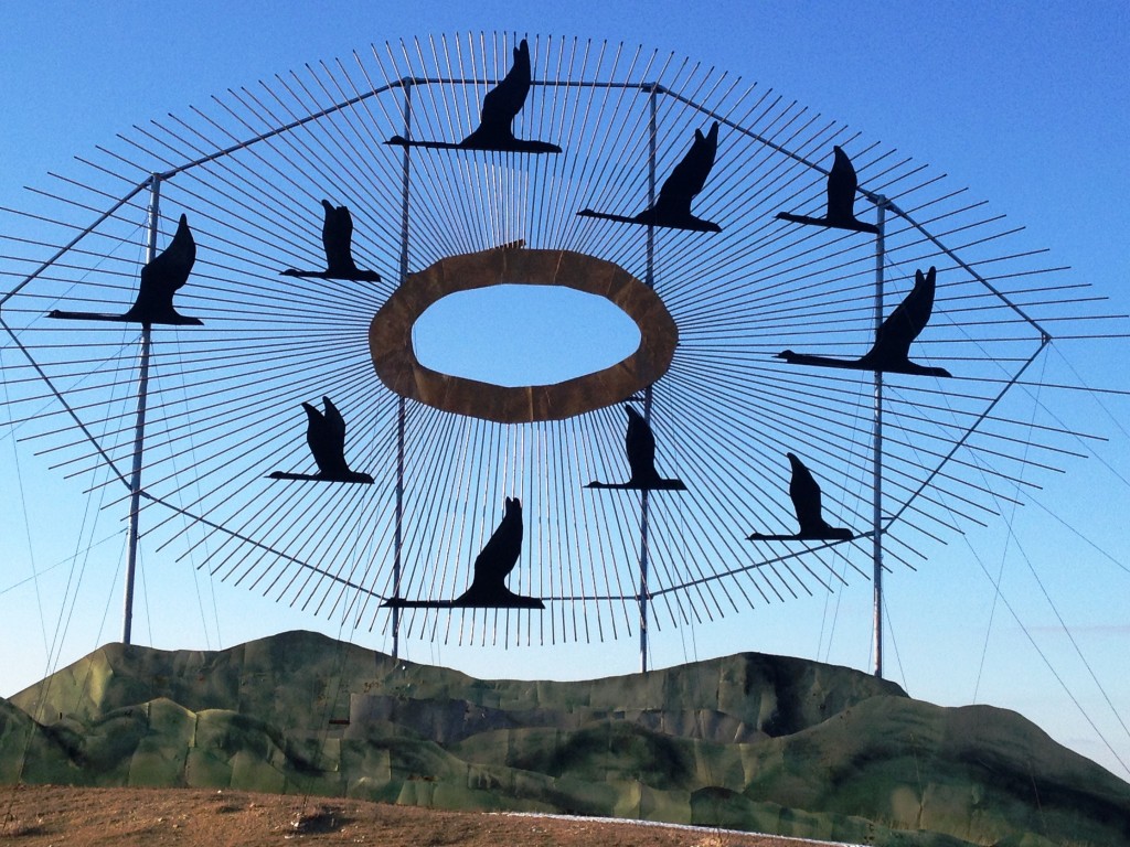 Gate to Enchanted Highway - Flying Geese