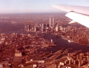 New York City from the air - 1986