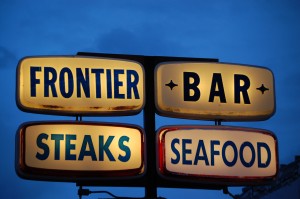 Frontier Bar in Dunkirk, east of Shelby