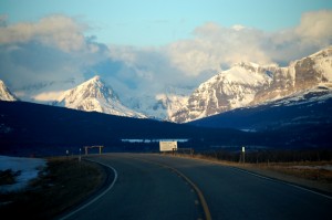 Heading to the mountains on Montana Hwy 464 near Duck Lake