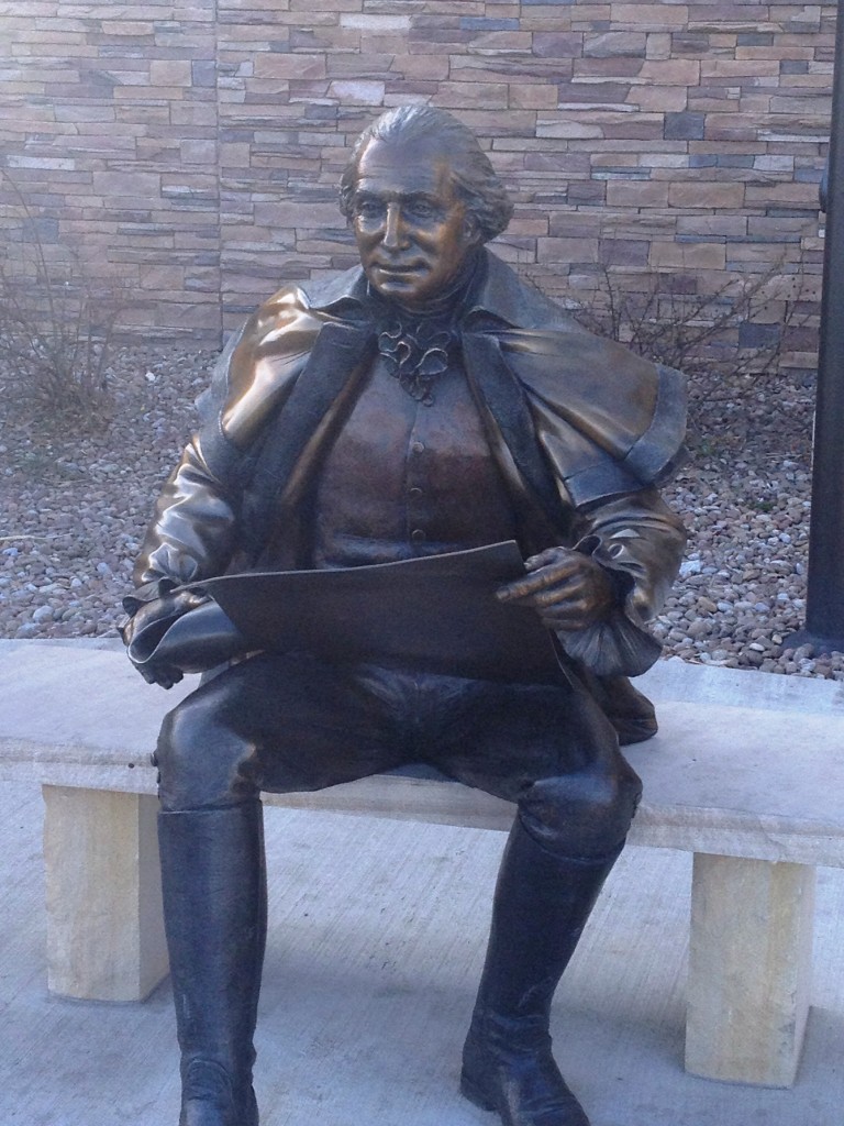 George Washington at mall in Great Falls