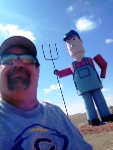 Sumoflam on the Enchanted Highway near Regent, ND