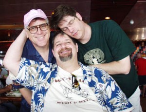 With Antsy and "Uncle Fred" on cruise to Cozumel