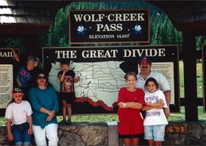 Wolf Creek Pass in Colorado July 1993