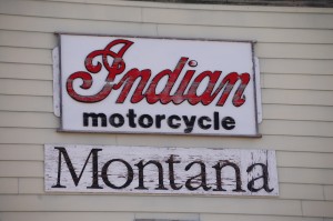 Indian Motorcycle Sign - Rudyard, Montana (Mike from American Pickers would love it!)