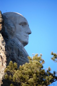 Profile shot of George Washington