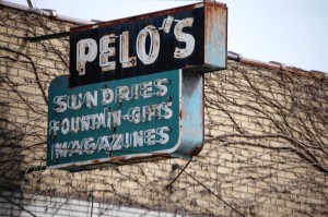 Old neon for Pelo's Sundries
