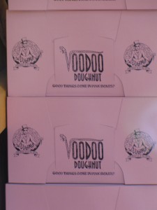 Voodoo Doughnut in the Pink Boxes