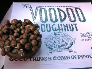 Triple Chocolate Penetration - Chocolate cake doughnut with chocolate frosting and coco-puffs! I was Coo Coo for this one...