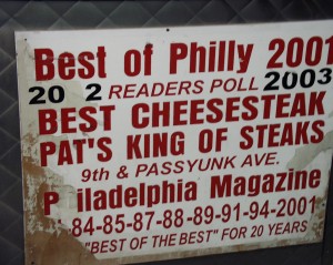 Best of Philly - Pat's King of Steaks