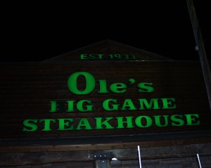 Ole's Big Game Steakhouse - Paxton, Nebraska