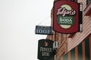 Outdoor Signage at Edgar's
