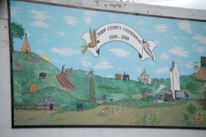 Centennial Mural for Tripp County in Winner