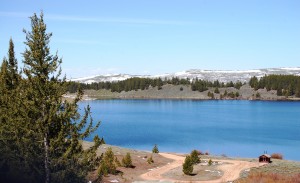 Meadowlark Lake in Bighorn National Forest on US 16