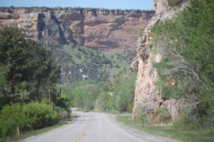 Tensleep Canyon on US 16