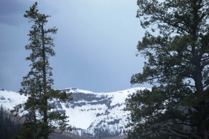 Snowy Mountains in Yellowstone