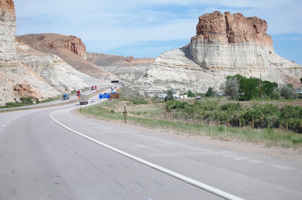 I-80 near Green River, Wyoming