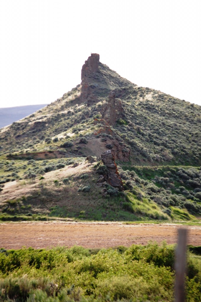 Fortification Rocks as seen from the side on CO Hwy 13