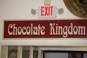 Chocolate Kingdom entrance at Daffin's