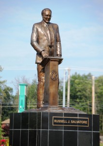Russell J. Salvatore Statue in Williamsville's Patriots and Heroes Park