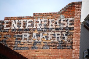 Enterprise bakery wall ad - Salida, Colorado