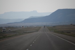 I-25 East towards Trinidad, Colorado