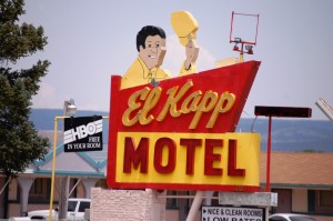 El Kapp Motel neon in Raton, New Mexico