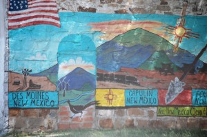 Wall Mural in Capulin, New Mexico