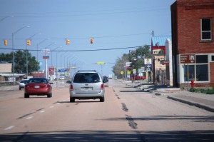 Main Street of Texline, Texas