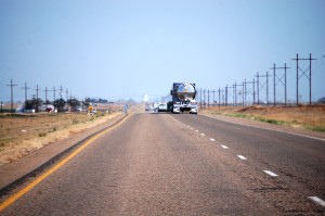 US 385 south near Channing, Texas