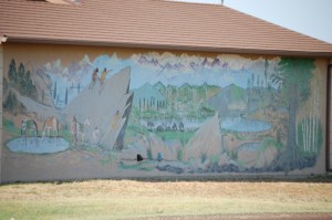 Mural in Fourway, Texas
